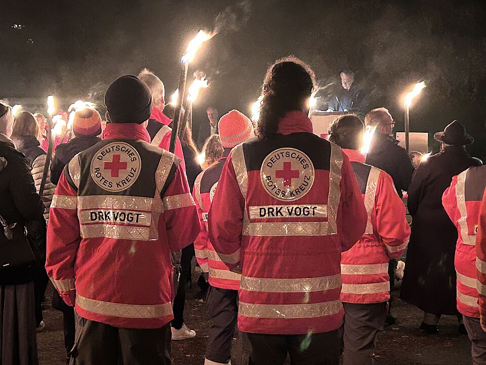 Fackellauf an Henry Dunants Todestag am 30. Oktober in Heiden