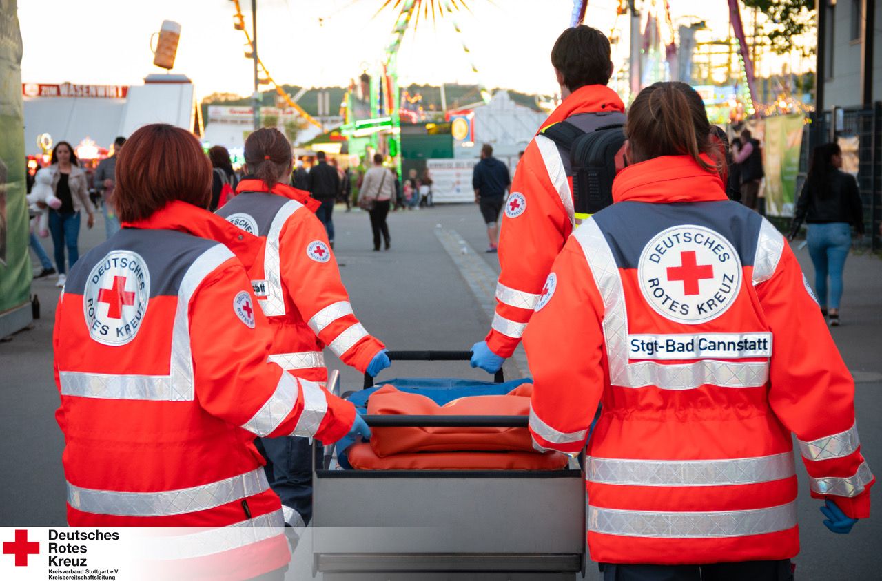 Sanitäter im Einsatz